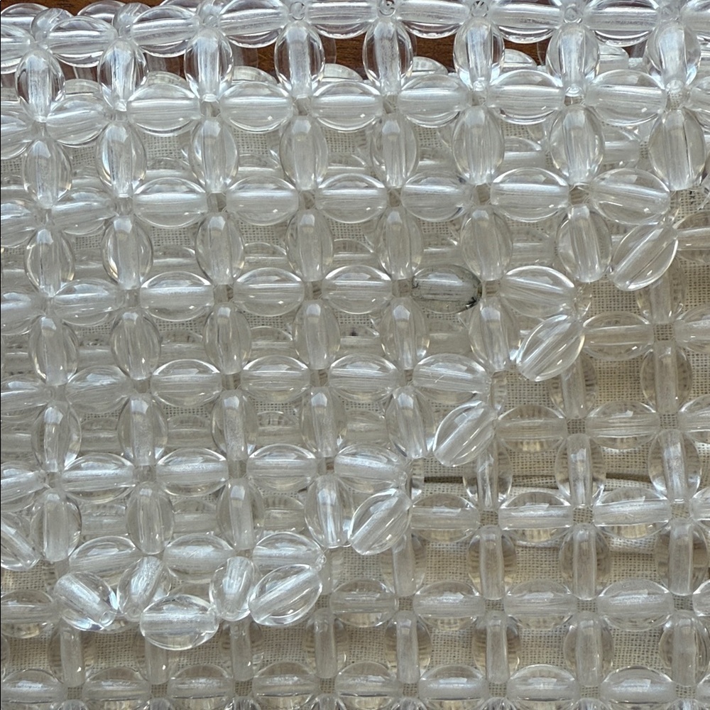 Zara Trafaluc Clear Beaded Purse - Picture 3 of 9